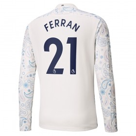 Camisolas de futebol Manchester City Ferran Torres 21 Equipamento 3ª 2020/21 Manga Comprida